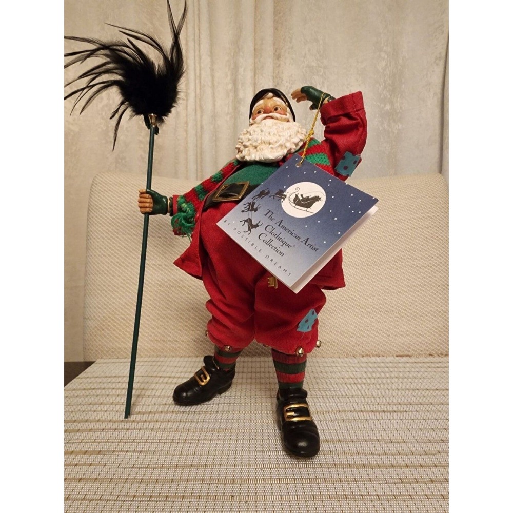 NWT Possible‎ Dreams Clothtique Santa: "Clean Sweep" #15071
